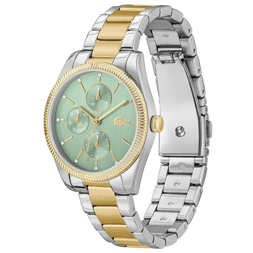 Lacoste Orsay Qtz Multifunction Sage Round Dial Women's Watch|Stainless Steel Material|Multi Color Band - 2001364