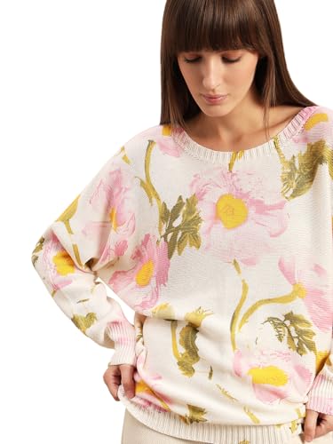 VERO MODA Women's Regular Fit White Sweater