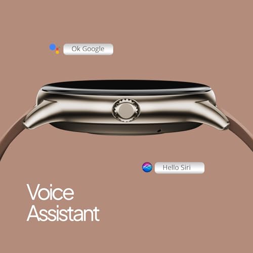 Fire-Boltt Phoenix Pro Smart Watch 1.39 inch Bluetooth Calling, AI Voice Assistant, Metal Body with 120+ Sports Modes, SpO2, Heart Rate Monitoring (Mocha Mouse)