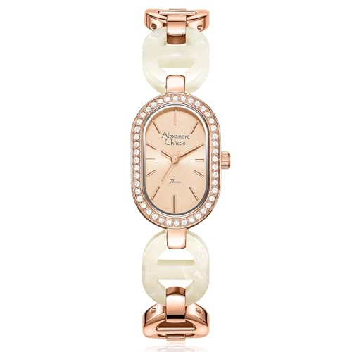 Alexandre Christie 2C04LHB Women's Iraya Collection Classic Quartz Watch with Bracelet (Silver)