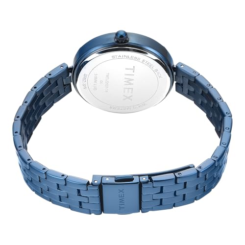TIMEX Blue Round Dial Analog Women's Watch - TWEL22603