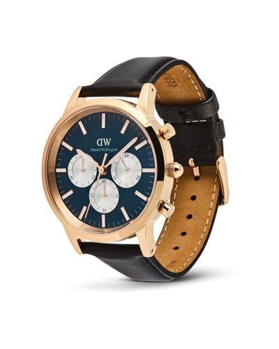 Daniel Wellington Blue Round Dial Analogue Men's Watch - DW00100877K