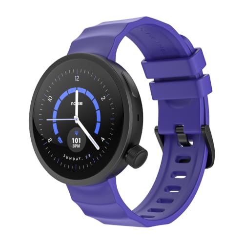Noise Alt Watch 1 Smart Watch 1.32” AMOLED Display, Built-in GPS, AI Suite, Functional Rotating Crown, 1000NITS Brightness, Upto 14 Days Battery - Chosen Blue