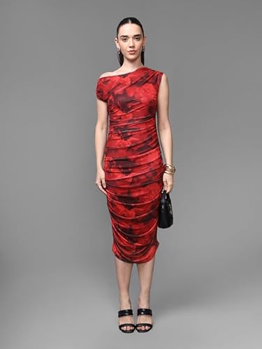 Kazo Opera Midi Dress (Red_M)