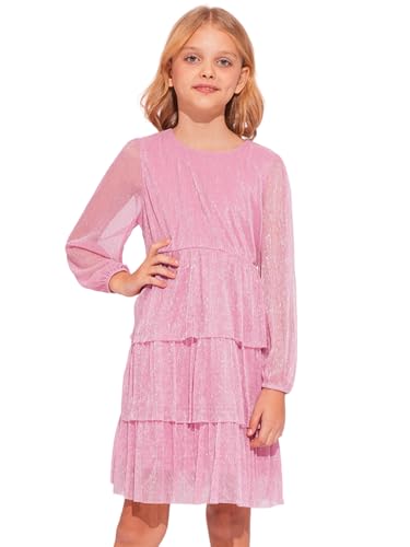 VERO MODA Girl Fit & Flare Pink Dress