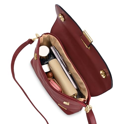 Fastrack Solid Structured Sling Bag for Women, Girls and Ladies |with Top Zipper and Detachable Strap