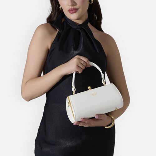 Lavie Luxe Women's Marie Frame Satchel Bag | Satchel Handbag for Work | Ladies Purse | Stylish Shoulder Bag | Gift for Women