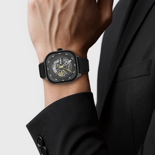 Titan Octane Aerobatics Black Dial Automatic Fabric Strap Watch for Men-NR1859NL01