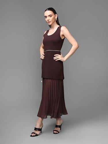 Kazo Beverly Maxi Dress (Brown_M)