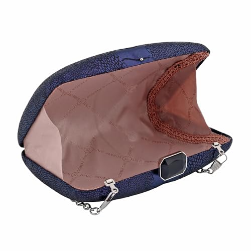 Lino Perros Womens Navy Clutch