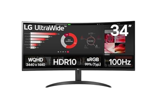 LG 34WR50QK-B 34' 50-60 Hz Wide Quad HD Monitor