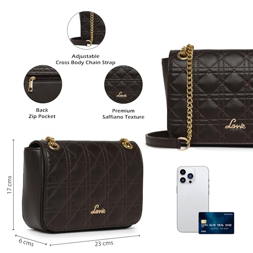 Lavie Women's Cardio Flap Sling Bag | Ladies Purse Handbag