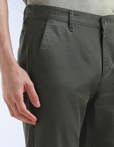 Slash Slim Tapered Fit Twill Trousers