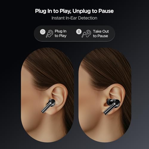 boAt Airdopes 300, Cinematic Spatial Audio, 50HRS Battery, 4Mic AI ENx, Fast Charge, App Support, Low Latency, IPX4, v5.3 Bluetooth Earbuds, TWS Ear Buds Wireless Earphones with mic (Gunmetal Black)