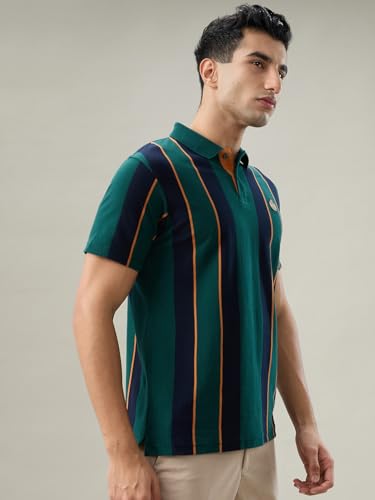Raymond Green Stripe Pattern Men T-Shirt