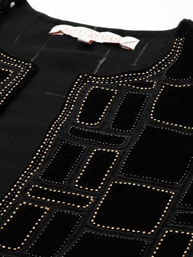 Ritu Kumar Black Geo Applique Jacket