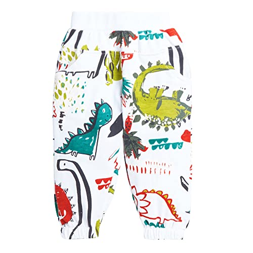 Hopscotch Boys Cotton All-Over Print T-shirt with Jacket and Pants Set In Green Color For Ages 2-3 Years