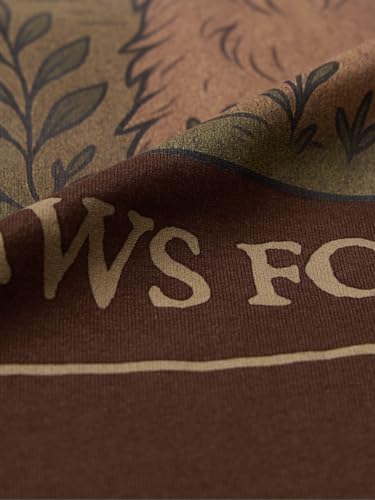 The Souled Store The Happy Pawdcast: Paws for Life Men and Boys Short Sleeves Round Neck Brown Graphic Printed Casual Drop Shoulder Casual Cotton Oversized T-Shirt