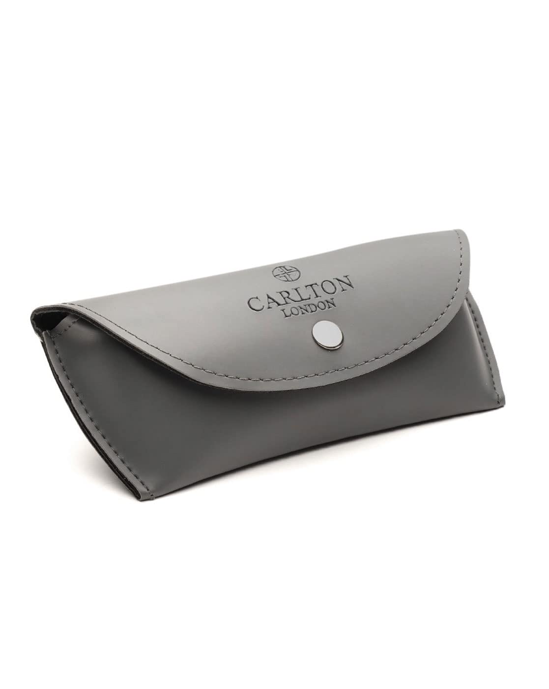 Carlton London Adults-Women Brown One Size Casual Winter Wear Metal Frame UV Protected Lens Square Sunglasses (Medium)