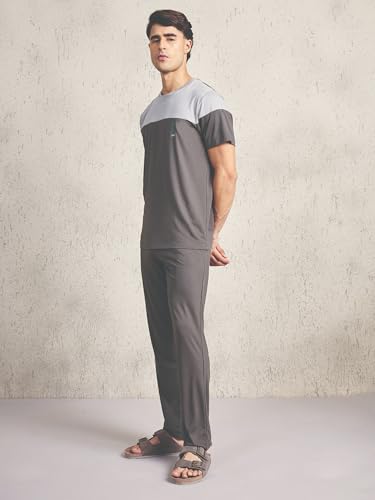 Sweet Dreams Men's Colorblocked Pyjama Set