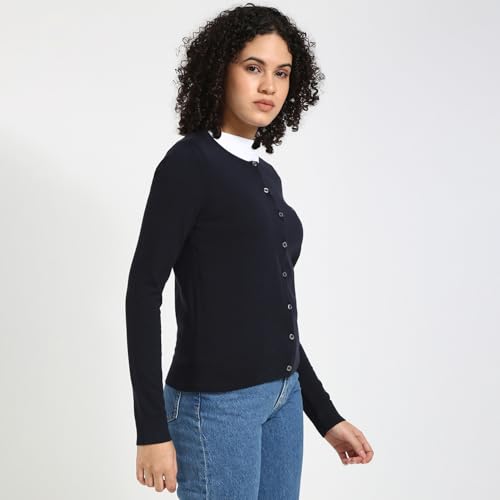 Tommy Hilfiger Womens Blue Color Sweater (L)
