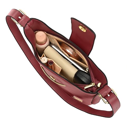 Fastrack Solid Hobo Bag for Women, Girls and Ladie with Adjustable Sling Straps