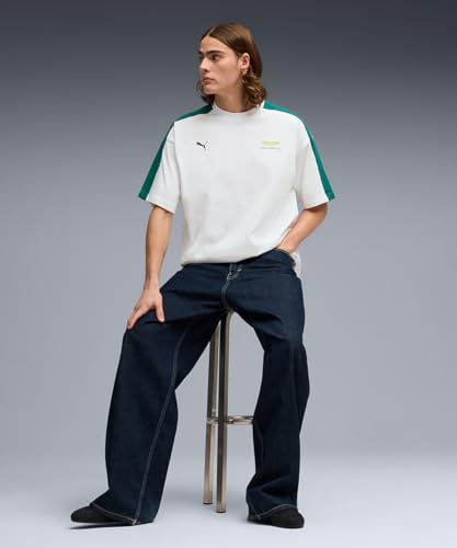 PUMA | Aston Martin F1 Lifestyle Men's T7 Oversized Tee | Green Lux | M