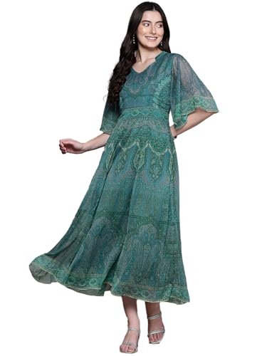 Aarke Ritu Kumar Turquoise Tripti Long Dress