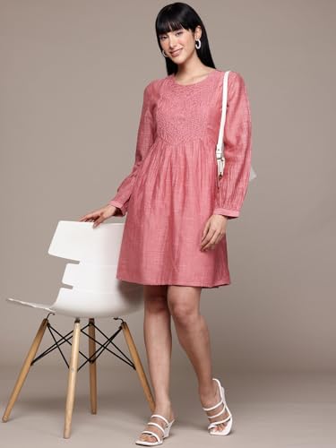 Ritu Kumar Pink Essential-Label Short Dress