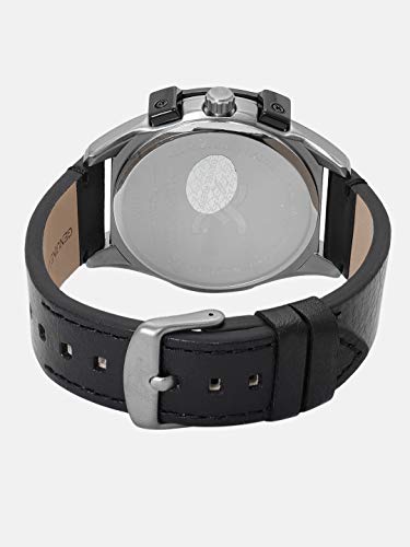 Daniel Klein Leather Analog Black Dial Men's Watch-Dk12158-1