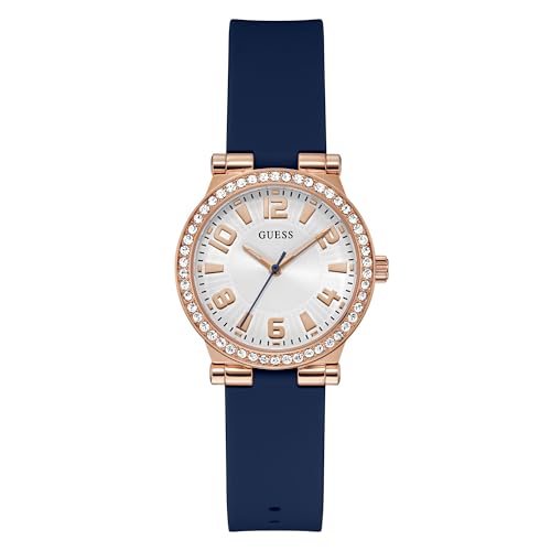 GUESS Analog White Dial Women's Watch-GW0844L3