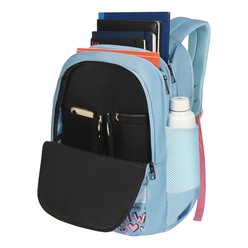 URBAN TRIBE Urban Girls 25 Liters Pastel Blue Smart Casual Office Travel Backpack for Men & Women, Boys & Girls