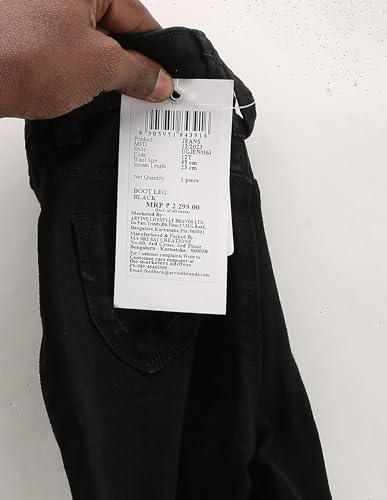 U.S. Polo Assn. Kids Bootcut fit Girls Cotton Jeans (UGJEN0163_Black_12M)