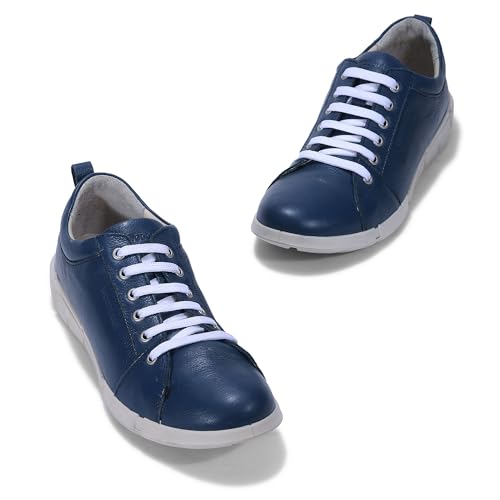 Woodland Women Navy Sneakers | Casual Shoes for Men, Outdoor Shoes, Comfortable Footwear, lace up Shoes, Durable Shoes