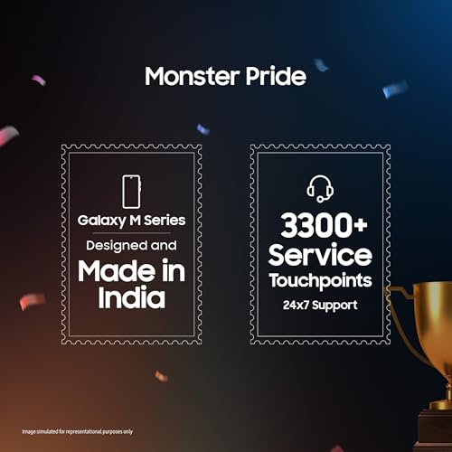 Samsung Galaxy M06 5G Mobile (Blazing Black, 4GB RAM, 128GB Storage) | MediaTek Dimensity 6300 | AnTuTu 623K+ | 12 5G Bands | 25W Fast Charging | 4 Gen OS Upgrades | 50MP Camera | Without Charger