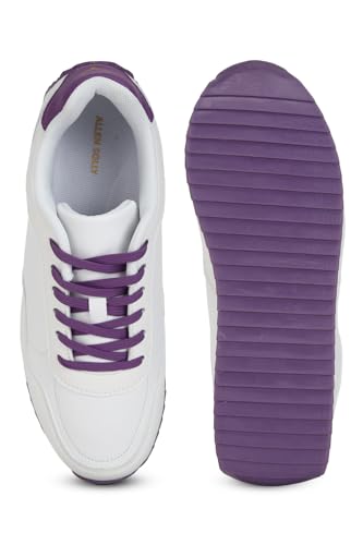 Women White Casual Lace Up Shoes
