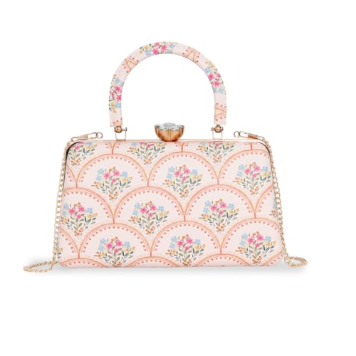 ESBEDA Pink Color Verbania Clutch For Womens | ESBEDA Clutches, Printed Clutches For Women's,