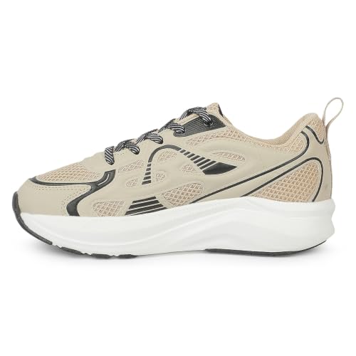 Liberty LEAP7X GHD-S1E Beige Sports Lacing Walking Shoes for Women - 39