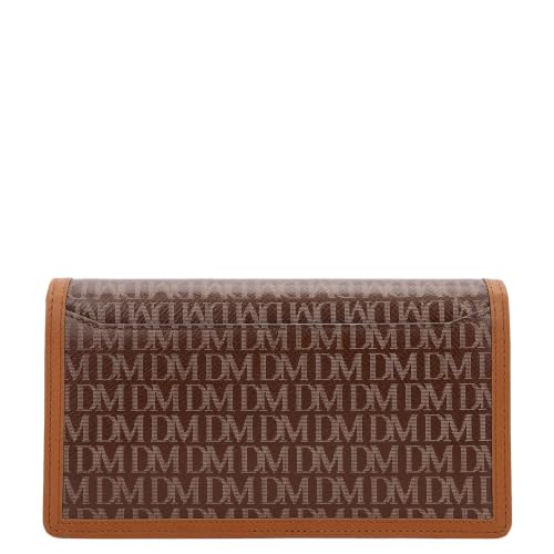 Da Milano Premium Leather Wallet for Women | Multi Compartment Travel Wallet - Walnut Brown