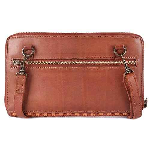 KOMPANERO Genuine Leather Women's Wallet (C-14161-COGNAC)