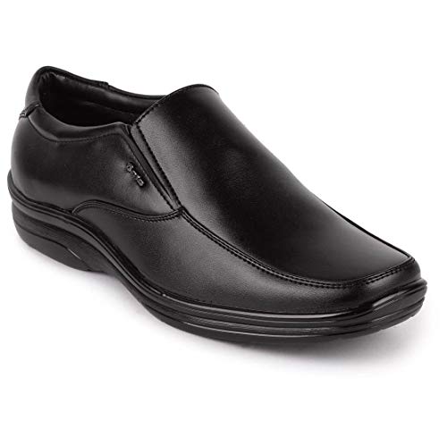 Bata Remo Men's Black Slip On Formal Shoes 851-6005-45