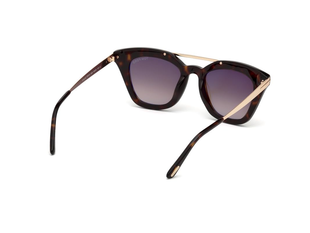 Tom Ford Sunglasses FT 0575 Anna- 02 52G dark havana/brown mirror