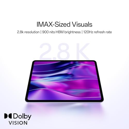 OnePlus Pad Go 2, [Smartchoice] | 30.73 cm (12.1 inch) 2.8K Display, Dolby Vision™, 120Hz Refresh Rate, Quad Speakers, AI, 10050 mAh Battery, 5G Tablet, 8GB RAM 256 GB Storage, Shadow Black
