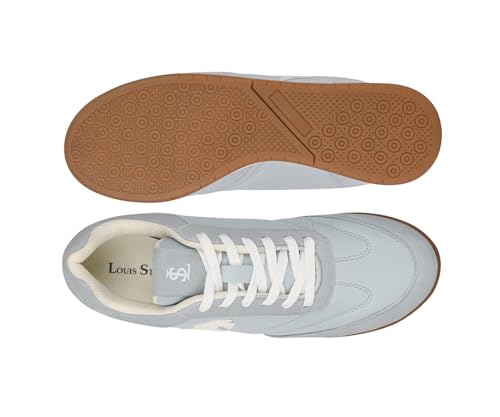 LOUIS STITCH Women’s Sky Blue Casual Lightweight Sneakers | Ortholite Cushioned Comfort | Dual-Color TPR Sole | Lightweight & Comfortable Casual Lace-Up Shoes | LSD-SNK-NBL-SB | UK-4