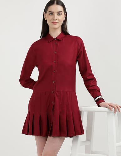 Tommy Hilfiger Womens Red Color Dress 34