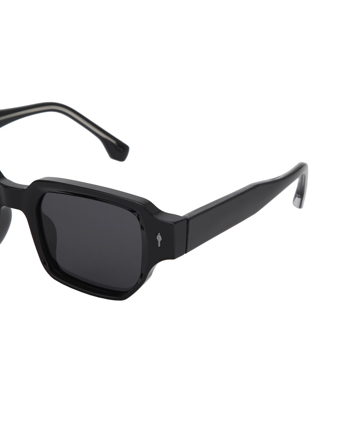 Carlton London Black Toned with Blue Polarised Lens Sunglass for women