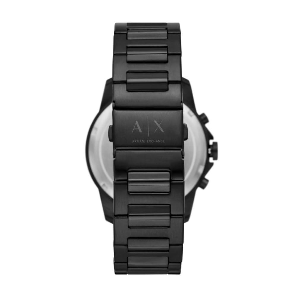 Armani Exchange Analog Black Dial Men's Stainless Steel Watch-AX7163Set