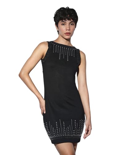 ONLY Women's Loose Fit Black Dress