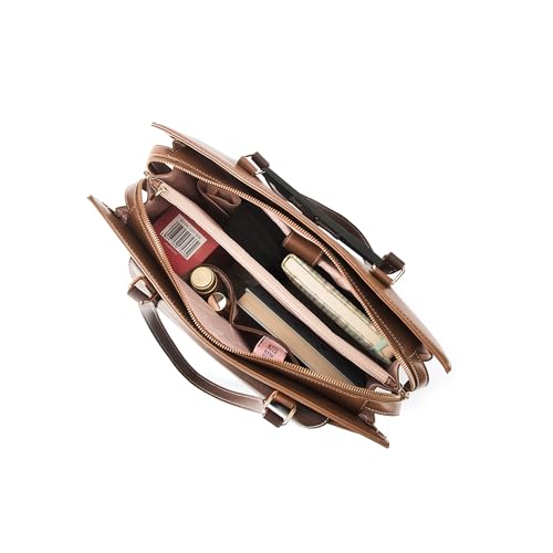 Lino Perros Monroe Sophisticated Tan Tote Bag