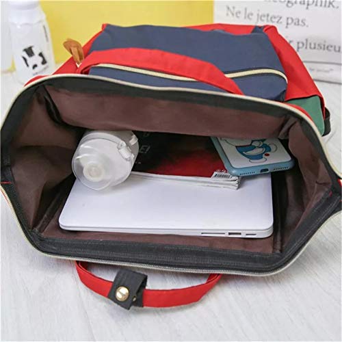 TYPIFY Women Fashion Casual Bag Nylon Shoulder Bag Oxford Clip Handbag Nylon Zipper (Pink)